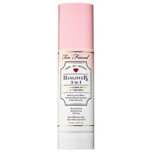 Too Faced Hangover 3-in-1 Replenishing Primer and Setting Spray brand new